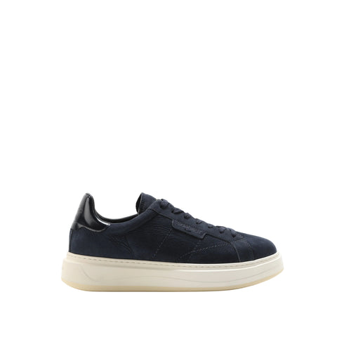 Sneakers Uomo con tomaia scamosciata ed etichetta logo laterale in tono colore